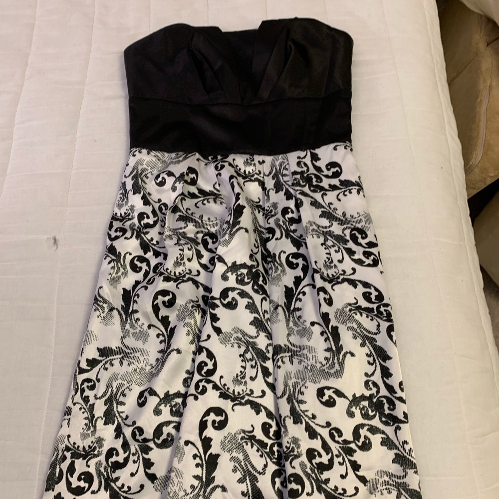 Black and white dress